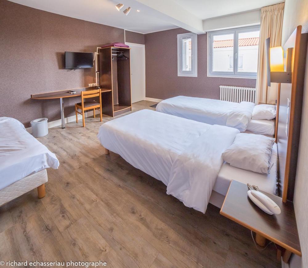 Hotel De La Vendee 라로츠수르욘 외부 사진